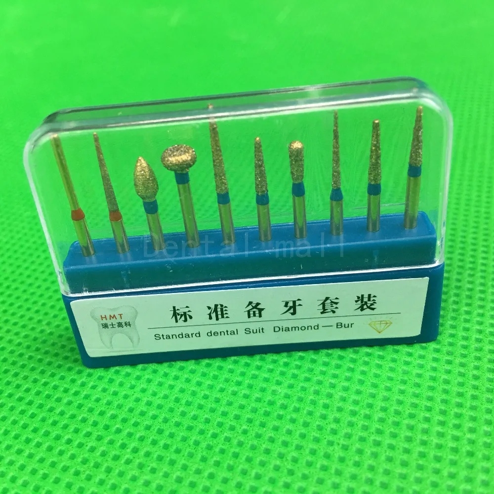Набор боров для стоматологической подготовки фарфоровый шпон с 10