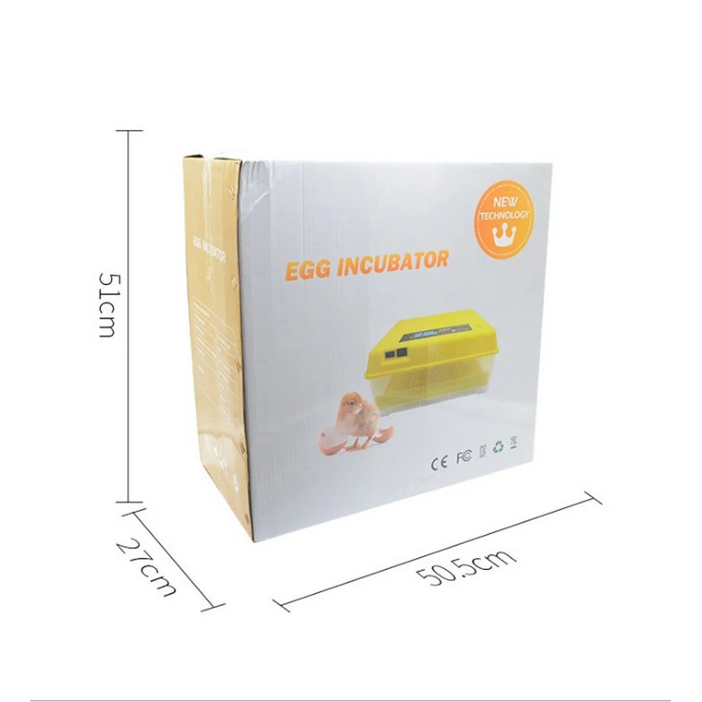 

96pcs Automatic Egg Incubator Egg Turning Farm Hatchery Machine Chicken Egg Hatcher China Digital Thermometer Hygrometer