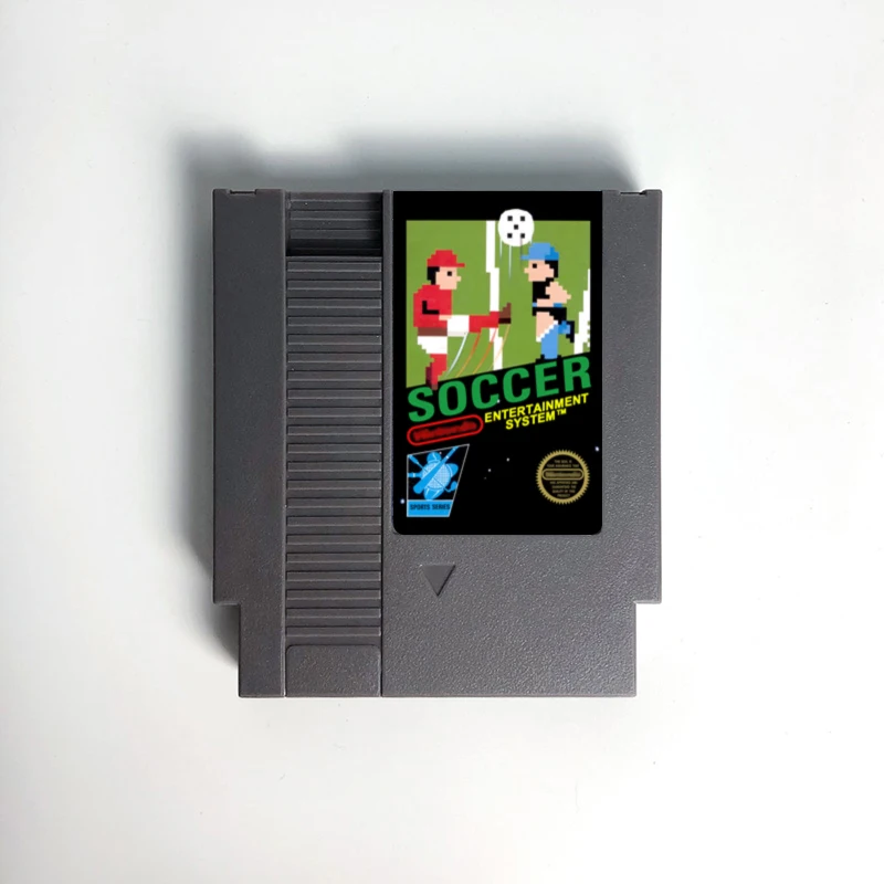 

Soccer Game Cartridge For NES Console 72 Pin
