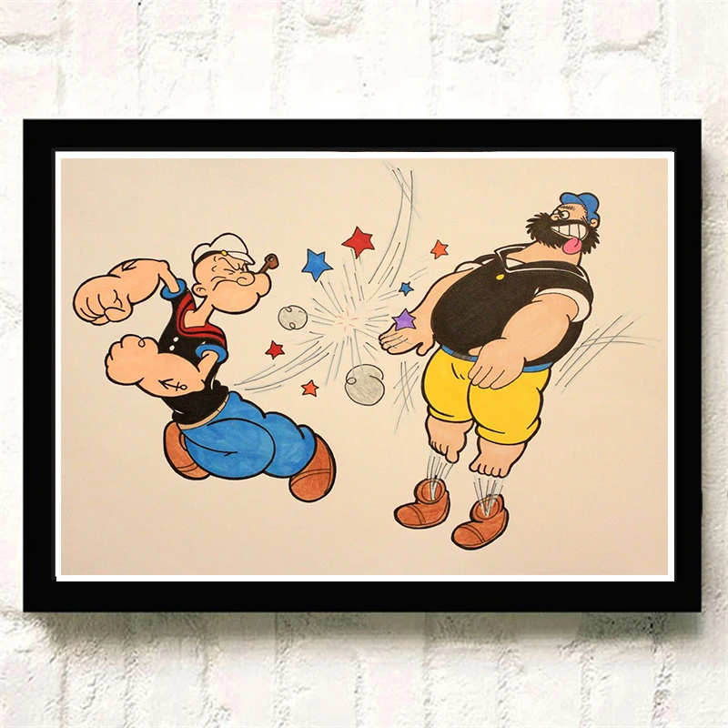 Настенная живопись художественное оформление домашний декор Попей матросский