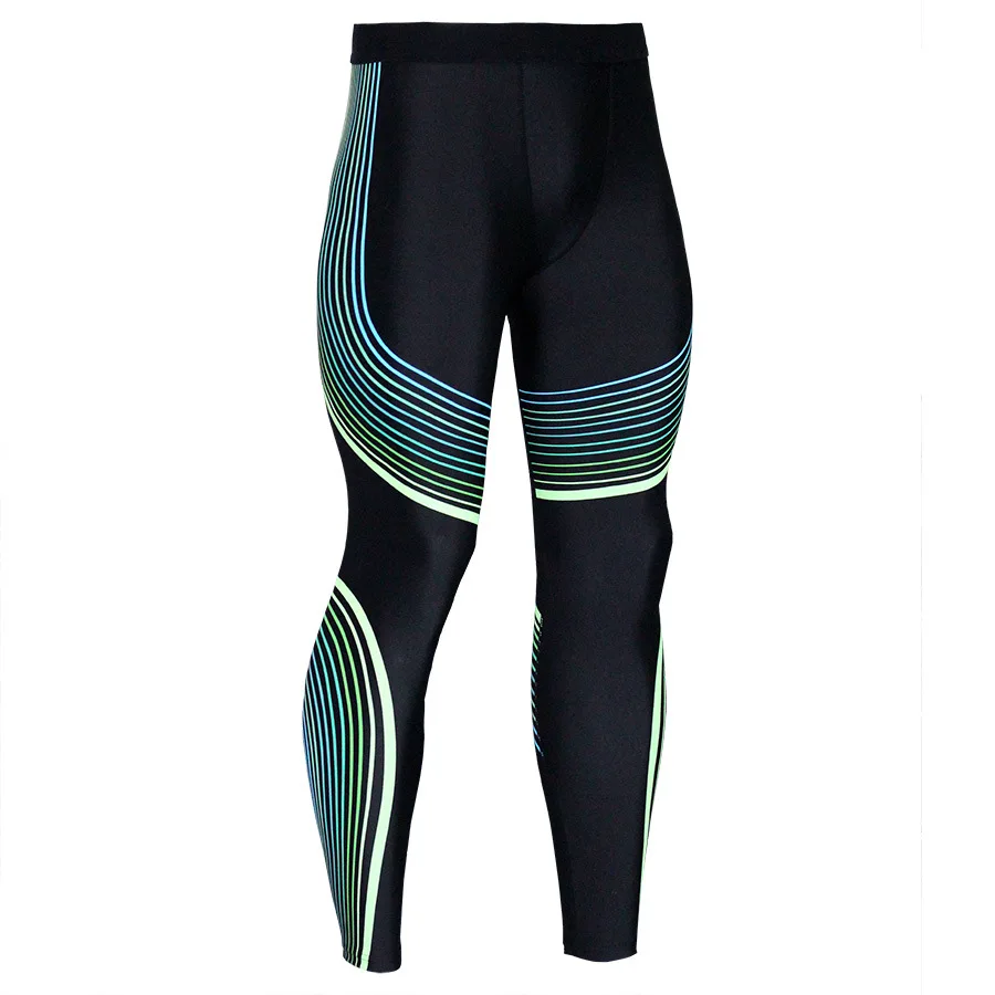 

Yoga Sport Leggings Men Lycra Compression Pants Quick Dry Workout Tights