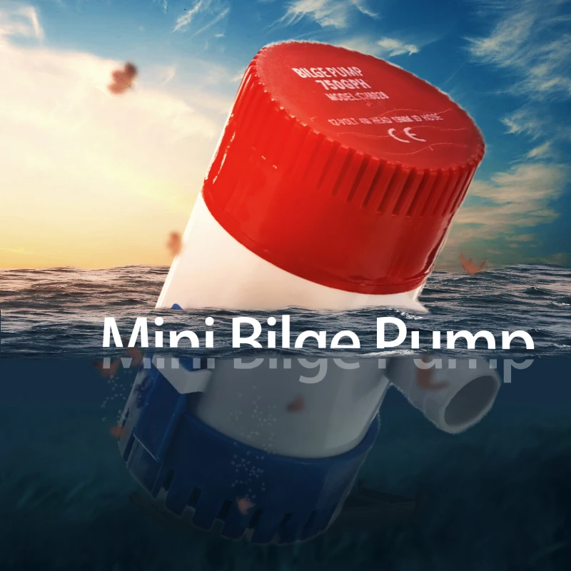 Автоматический Трюмный водяной насос 12 В/24 В 750GPH/1100GPH для погружных