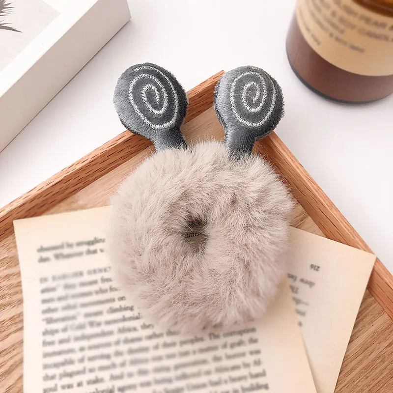 

Autumn and Winter Women Girls Sweet Colors Soft Elastic Hair Bands Faux Fur Rubber Bands Female Hair Accessories