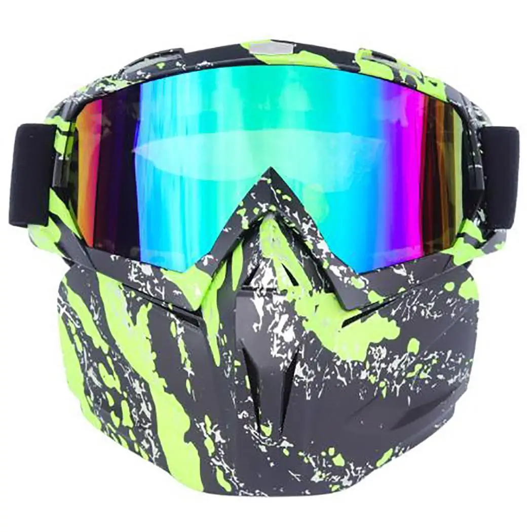 Ветрозащитный мотоциклетный шлем маска очки Съемная езда ПК для мотоциклистов |