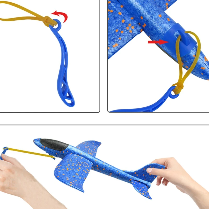 35 см стрелок бросает самолет планер из пеноматериала плоский Летающий круглый