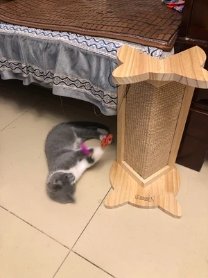 Кошечное крепление Когтеточка мебель диван угловой скребок для доски котенок защита для углов стен сизаль коврик-Когтеточка с кошачьими игрушками