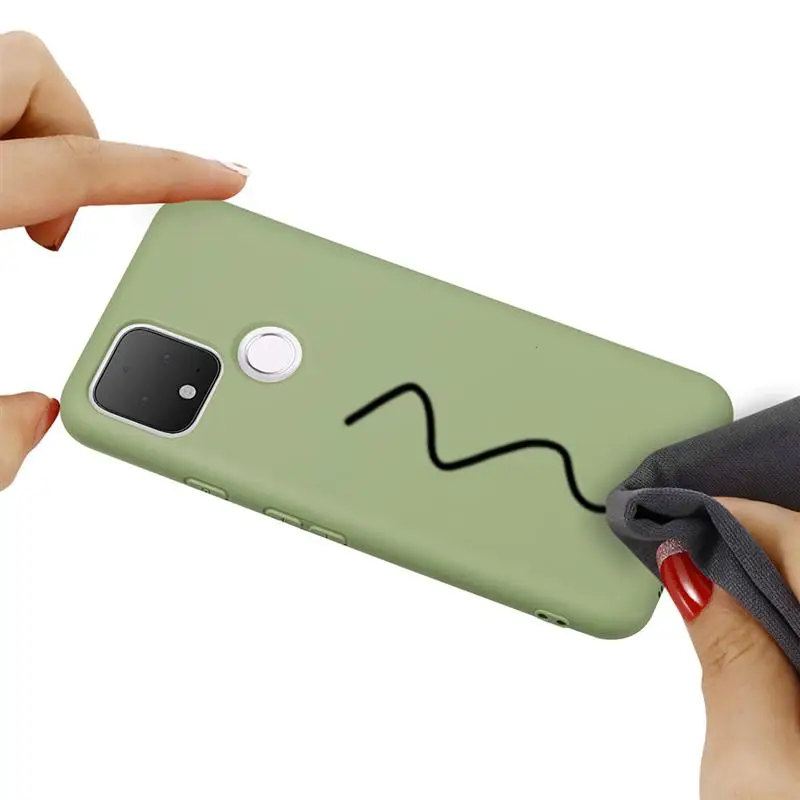 Original Liquid Silicone Cases For Google Pixel 4a 4a 5G 5a 5G Pixel 5 4 XL Phone Case Back Cover for Pixel 4 4a 5G 5a 5G 6 6Pro