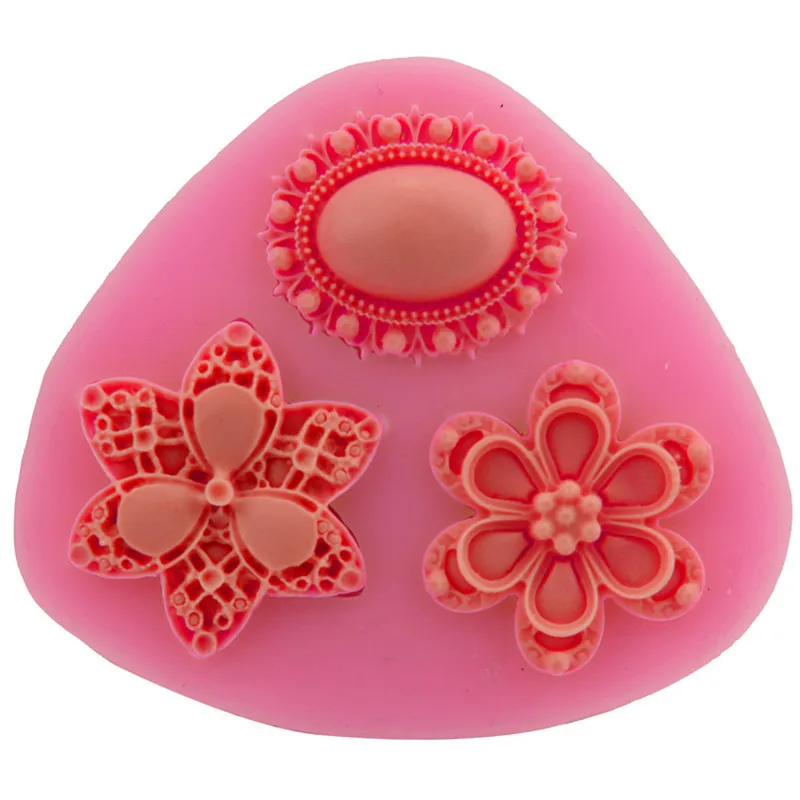 

Цветок жемчуг драгоценный камень откидная силиконовая форма Шоколадные конфеты торт выпечка декоративная форма Сделай Сам капля мыло ручн...