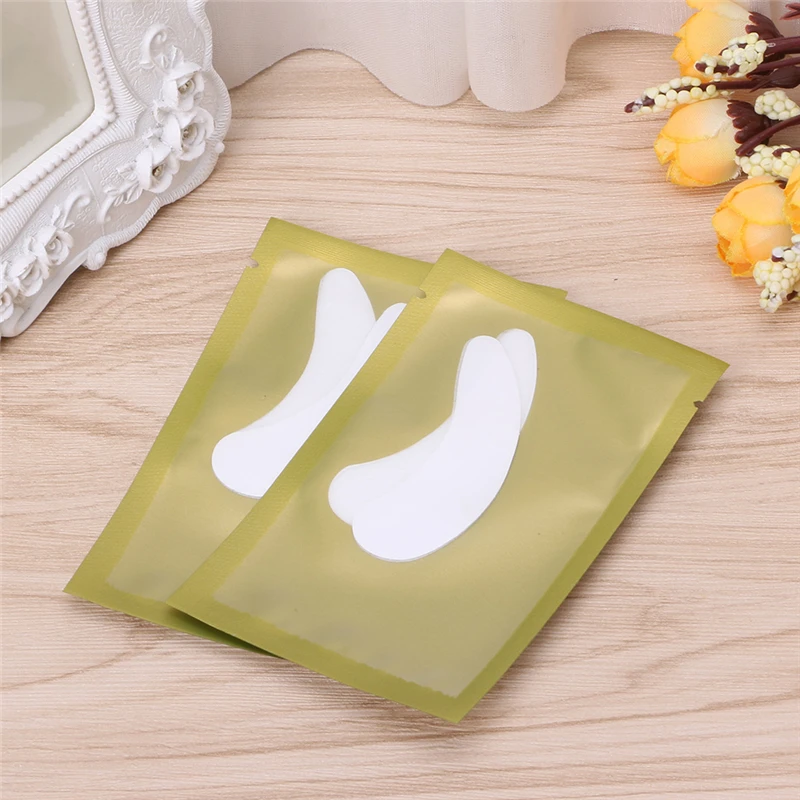 Полезные подкладки для наклеивания ресниц гель патч без ворса расширение маска