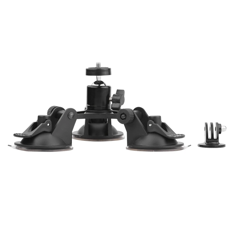 

Car Suction Cup Holder for GOPRO Hero 9 Suction Cup Mount Strong 1/4inch Screw Adapter Sport Camera Accessories