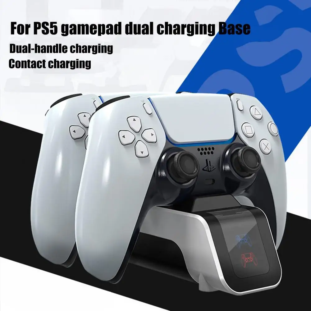 

Portable Fast Charging Dock Gamepads Charger for PS5 Controller Game Accessories