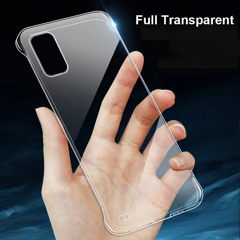 frameless pc hard phone case for oppo reno 3 4 5 6 pro plus find x2 x3 lite neo pro a5 a9 2020 realme gt neo x3 superzoom cover free global shipping