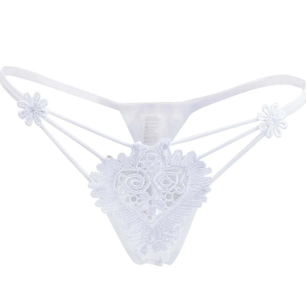 Женские стринги изысканное женское нижнее белье с вышивкой цветов трусики