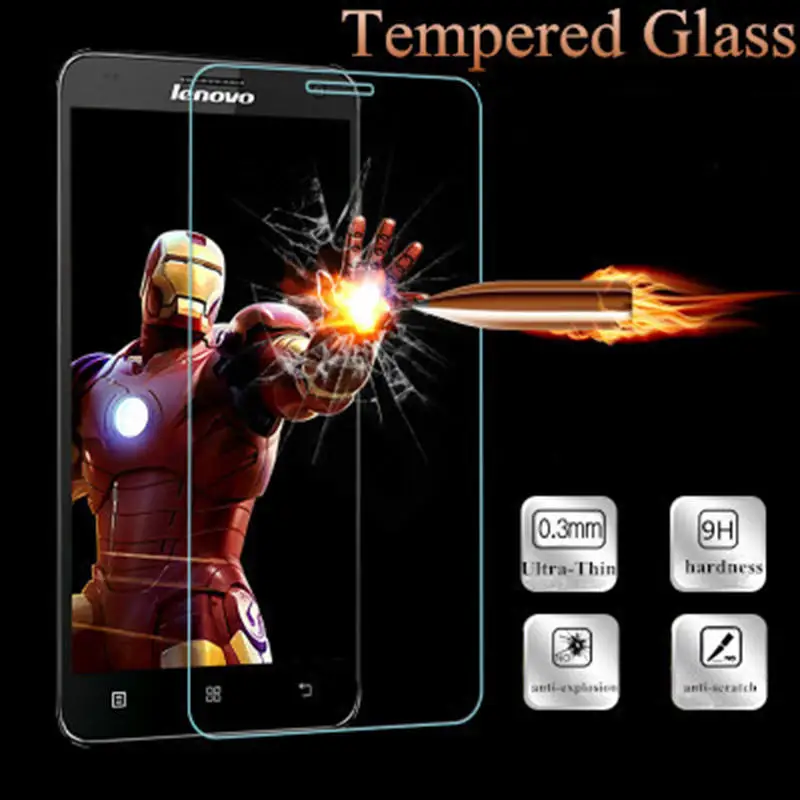 

Tempered Glass for lenovo A1000 K5 Note A2020 A1010 A6010 A plus a1010a20 p2 p2a42 vibe B C C2 Z2 Screen Protector Films case