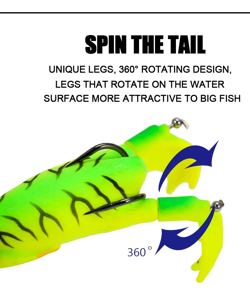 1 шт. приманка искусственная мышь Тандер лягушка 9 5 см 11 8 г 3D глаза с острыми
