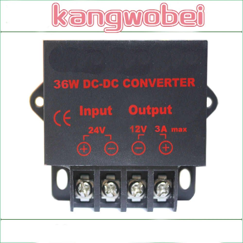 

24V to 12V 3 AMP 36W DC DC Converter Regulator Car Step Down Reducer CE RoHS Certificated