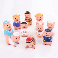 funny pet toys cartoon pig doll bite resistant latex squeaky toy dog molar supplies pet chew toy for cats dog supplies