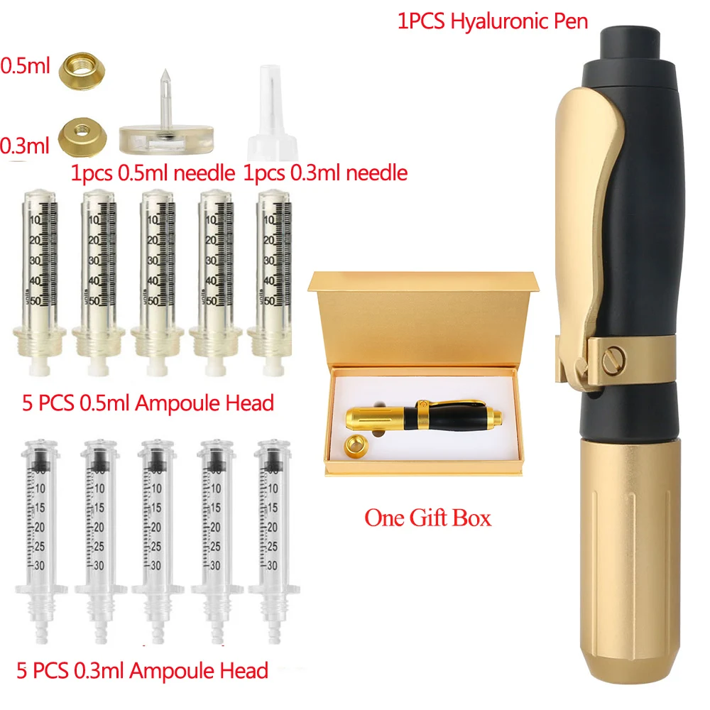 Ручка с гиалуроновой кислотой Высокоплотный Металл высокого давления для защиты