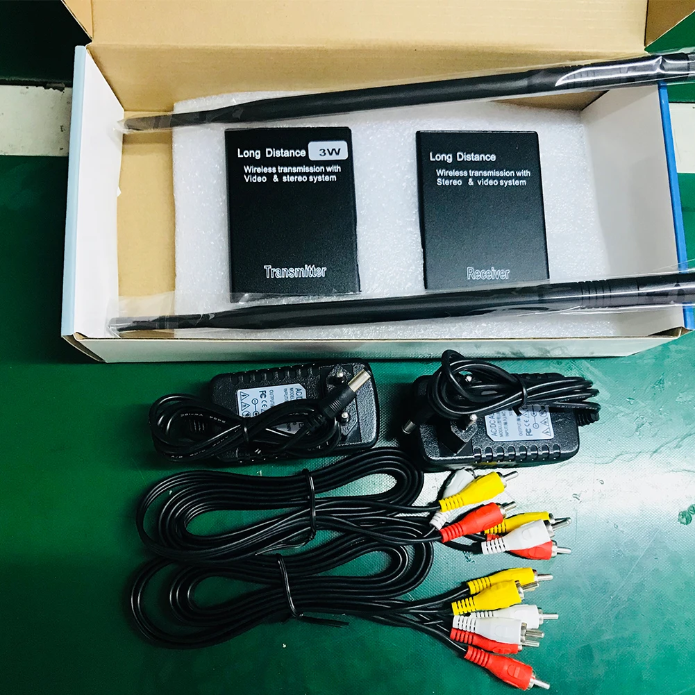 

Stereo Sound Adapter Video Wireless Audio HIFI Anti Interference Low Latency Transmitter Receiver Kit Music 3km 2.4Ghz Portable