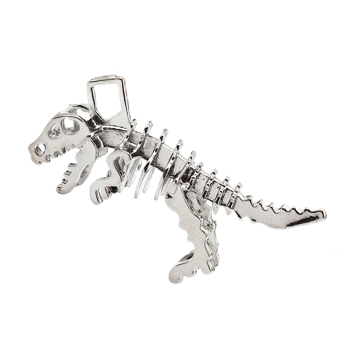 

Dinosaur Skeleton Charms Zinc Based Alloy Pendants Animal Silver Color For DIY Necklace Jewelry Making 35mm x 28mm, 2 PCs
