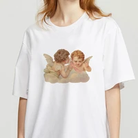 women baby grunge harajuku aesthetic angel tshirt funny ulzzang graphic hip hop female t shirt clothes streetwear top