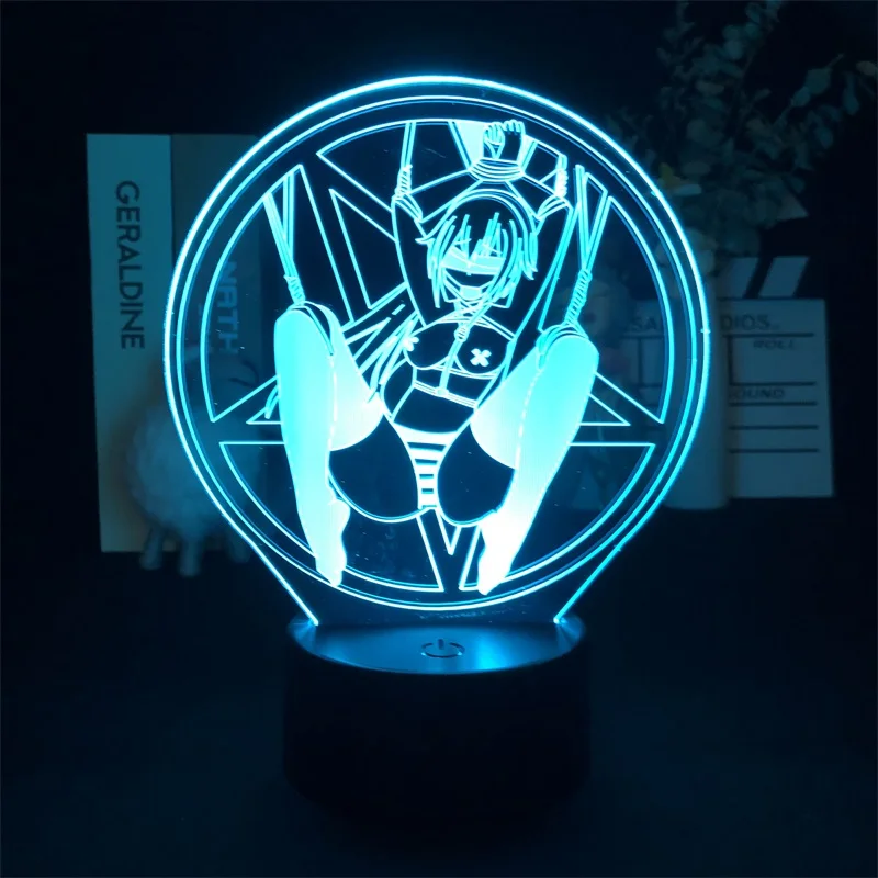 

SM Sexy Woman Japanese Anime Manga Touch Sensor 3D Night Light Bluetooth Control for Bright Base Hot Selling Decorative Child