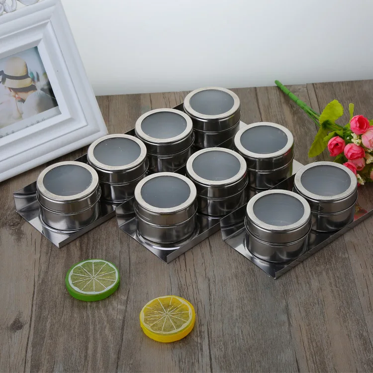 Нержавеющая Сталь Приправы Бутылка с порошковой канистра закрыть сетку приправы