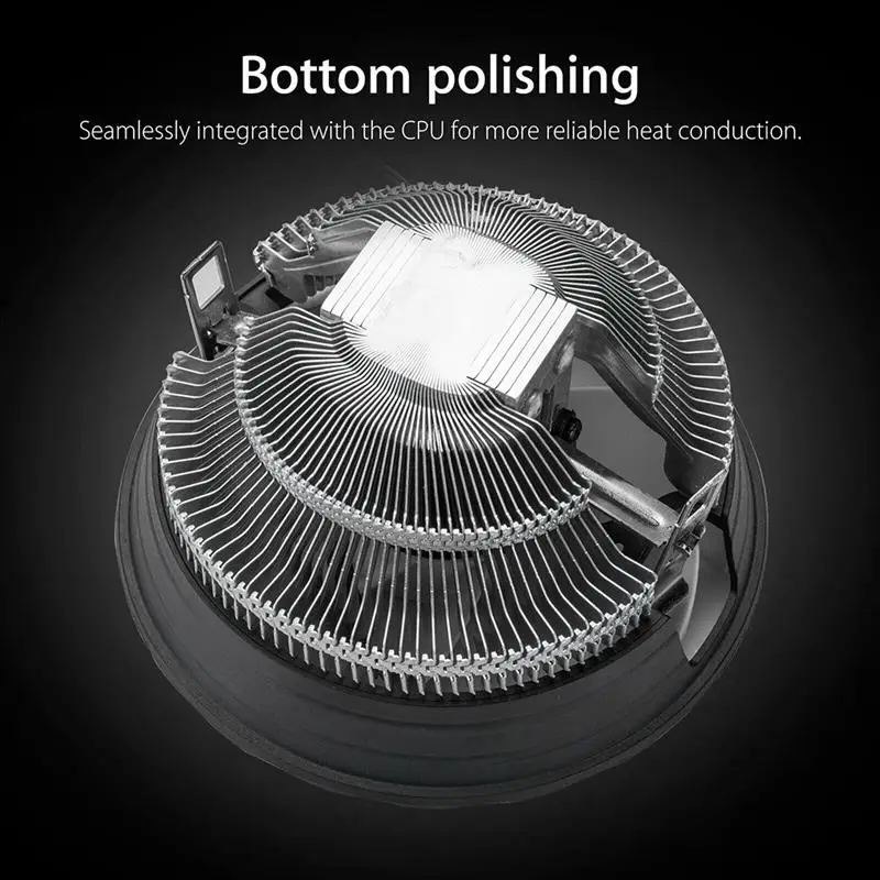 Процессор радиатор с воздушным охлаждением 3PIN DIY Вентилятор компьютера RGB