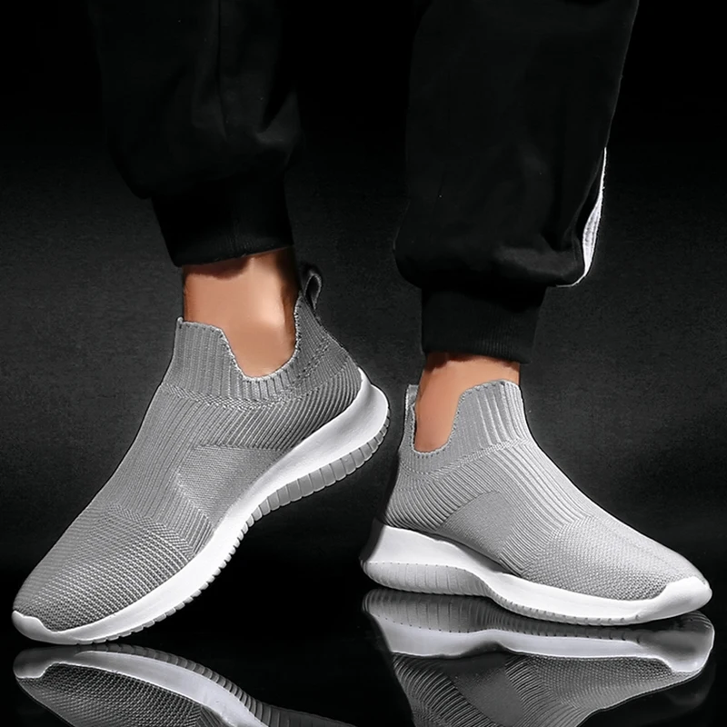 Дышащие носки кроссовки Для мужчин повседневная обувь светильник удобные из