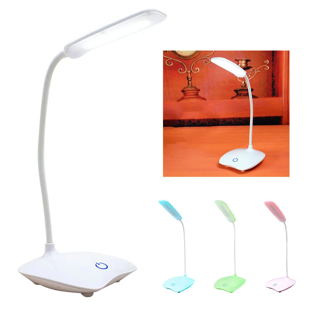 Светодиодный настольный светильник с подзарядкой от USB 3 режима защиты глаз