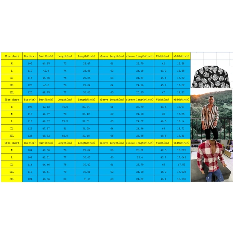 Мужская пляжная рубашка в клетку повседневная приталенная с длинными рукавами и
