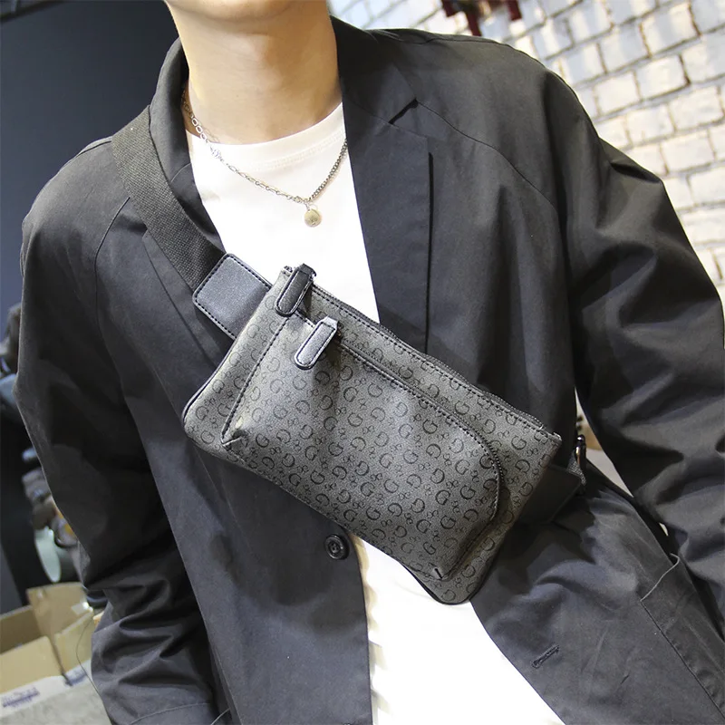 

Поясная сумка для мужчин, многофункциональный кошелек через плечо, нагрудная сумка, водонепроницаемый спортивный уличный дорожный мешок н...