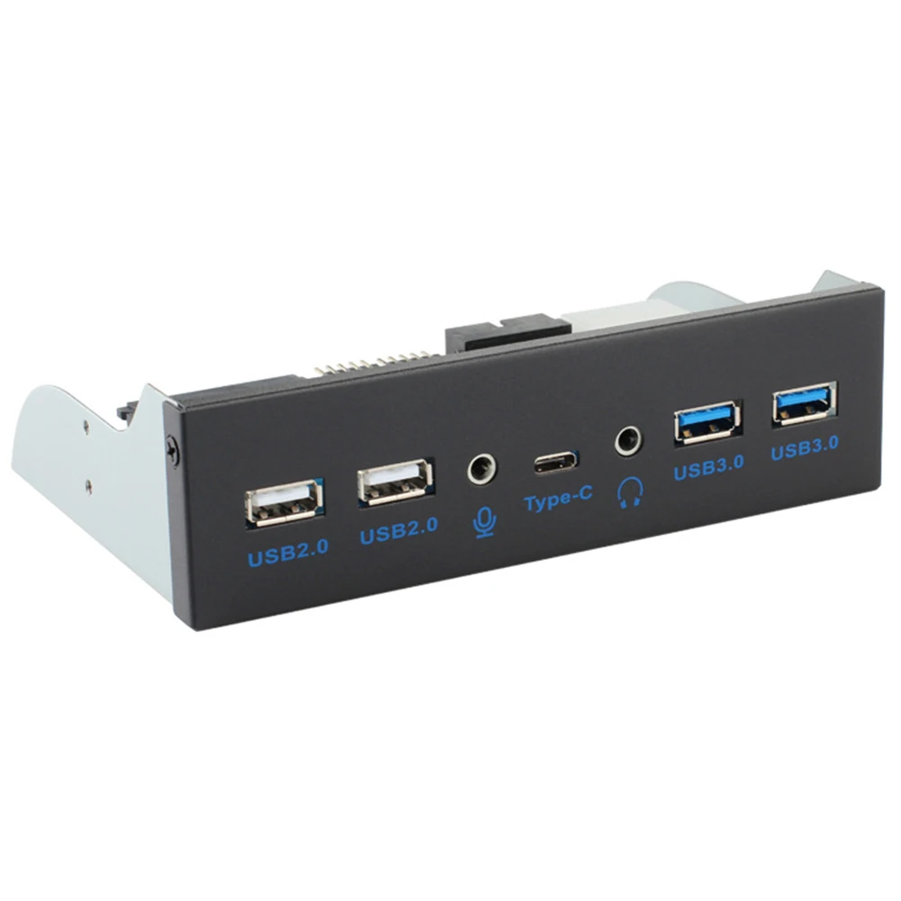 USB 2 0 3 5 мм аудио Передняя панель USB3.0 концентратор сплиттер внутренний