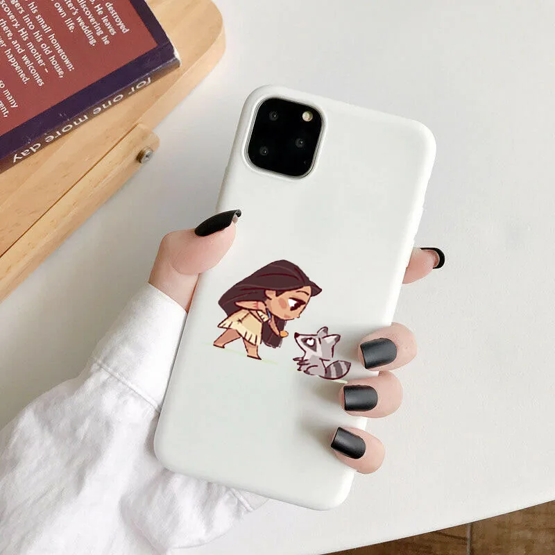 

Cute Cartoon Little Princess Girl Case for iPhone 12 Mini 11 Pro X XS Max XR 8 7 6 6s Plus Soft Phone Cover
