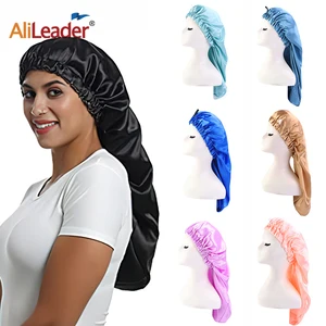 New Satin Hair Cap For Sleeping Invisible Flat Imitation Silk Round Haircare Women Headwear Ceremony in Pakistan