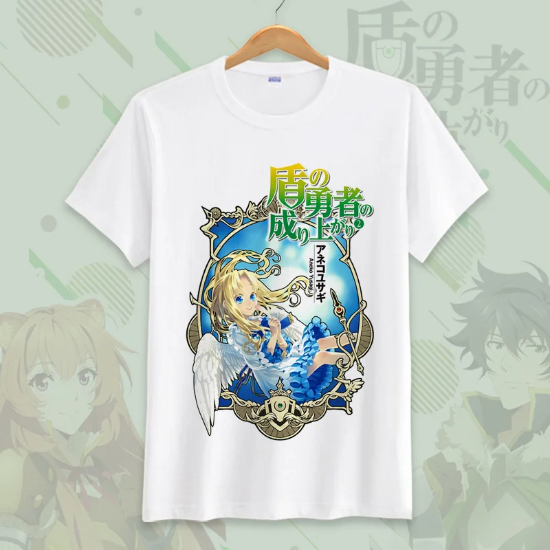 Футболка для косплея героя из японского аниме Восхождение щита летняя футболка с