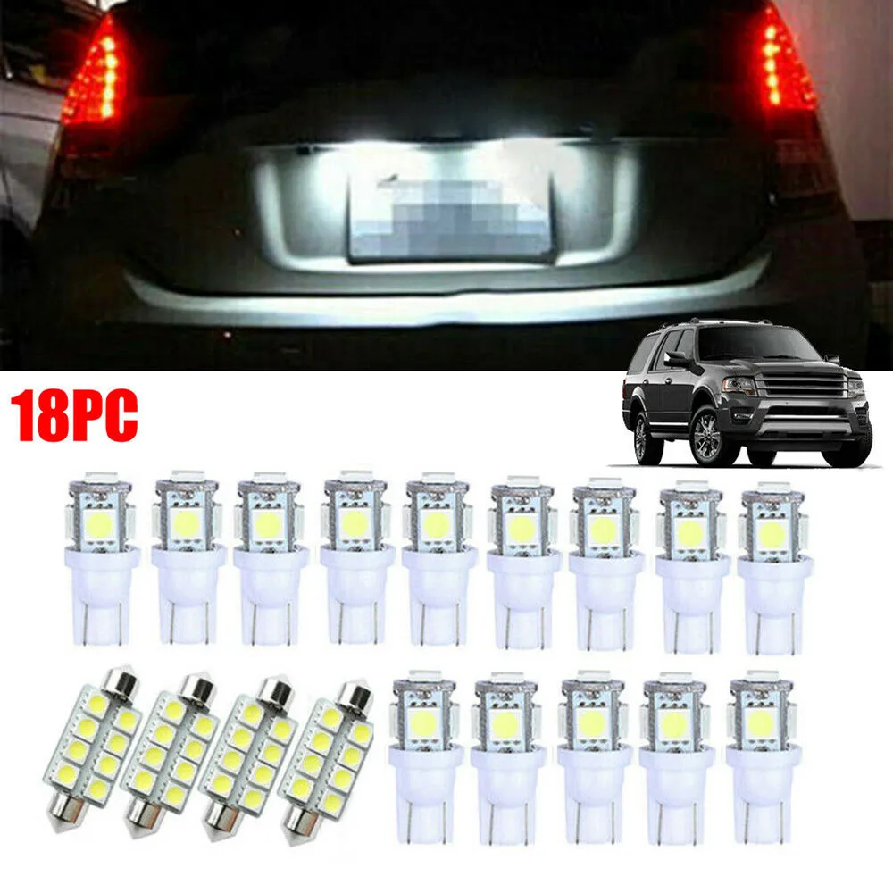 18pcs LED Bulb Package Kit Accessories For 2003-2014 Ford Expedition White New | Автомобили и мотоциклы