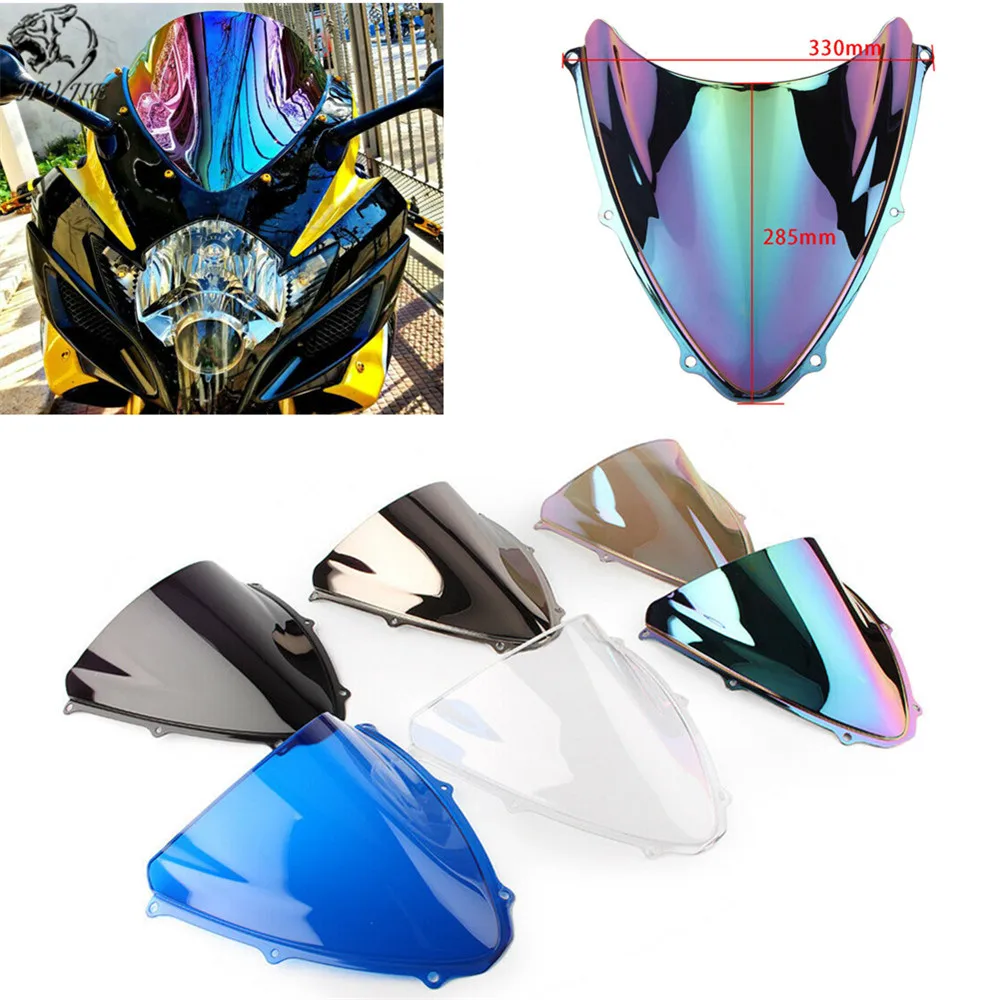 

Черные мотоциклетные лобовое стекло для Suzuki GSXR600 GSXR750 GSXR 600 750 R K6 2006-2007 2006 07