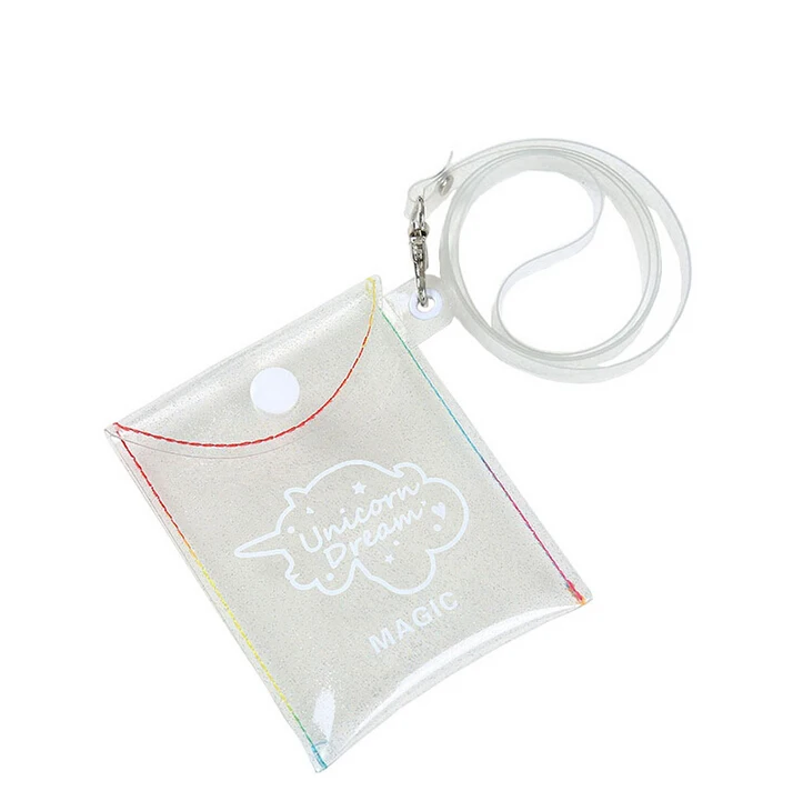 Прозрачный Местный запас Кошелек для монет мини кошелек модный зажим прозрачный кошелек клатч для девочек держатель карты из ПВХ - Цвет: Прозрачный