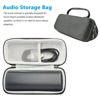 portable smart audio storage bag package speaker protection handbag hardshell compression handbag for sonos roam drop shipping