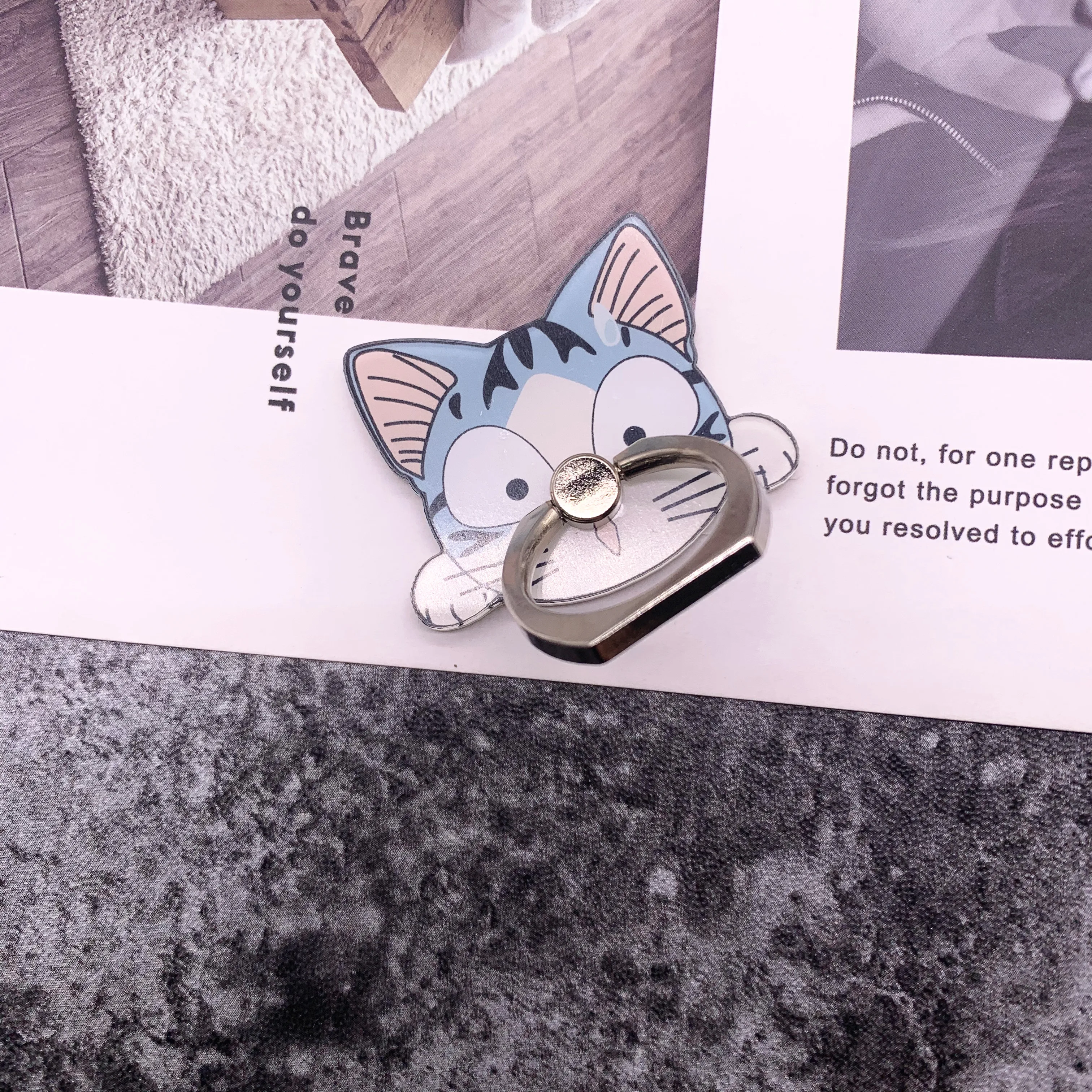 10 шт. держатель для телефона с героями мультфильмов подставка милый кот собака