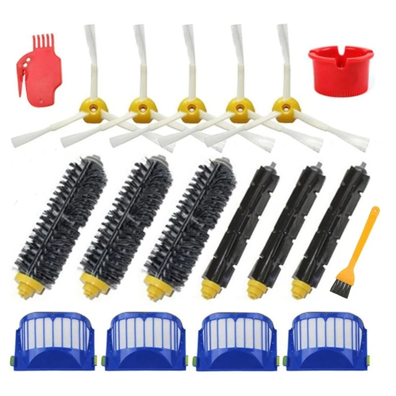 

Основная щетка боковая щетка фильтр для IROBOT ROOMBA 600 серии 610 620 625 630 Замена аксессуары