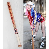 beauty girl solid wood baseball wooden baseball bat wig glove accessory comic cosplay prop holiday halloween wigs cosplay