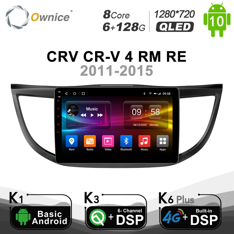 Ownice 8Core Android 10 0 4G 360 панорама автомобиль радио для Хонда сrv CR V 4 RM RE 2011 2015 плеер Navi GPS