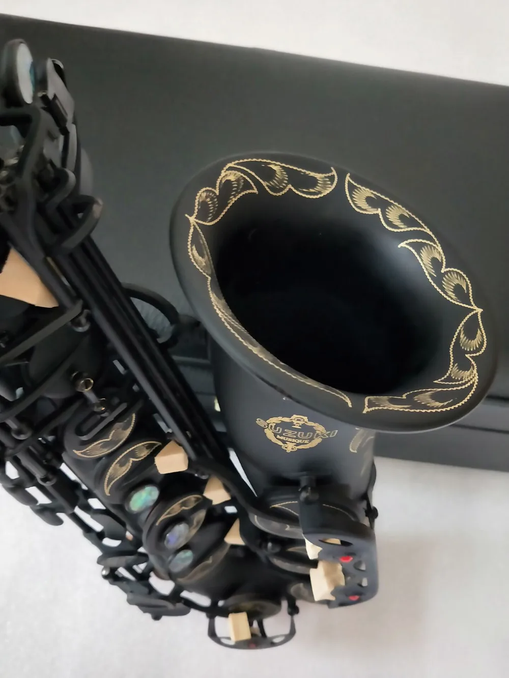 Японский альт-саксофон Suzuki высококачественный матовый черный музыкальный