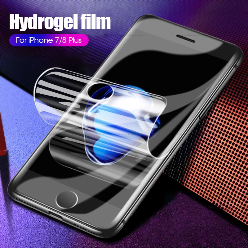 

9D Full Cover Hydrogel Film on For iPhone 7 8 Plus 6 6s Screen Protector iPhone 6 S 6S PLUS 7 8 7Plus 8Plus Soft Protective Film