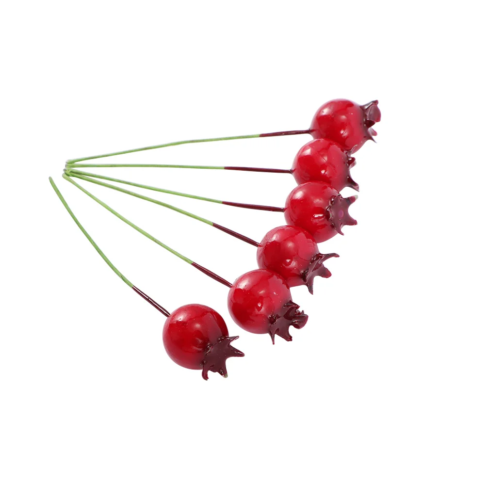 20 шт./компл. мини искусственный гранат Фрукты Овощи Пластиковый маленький букет