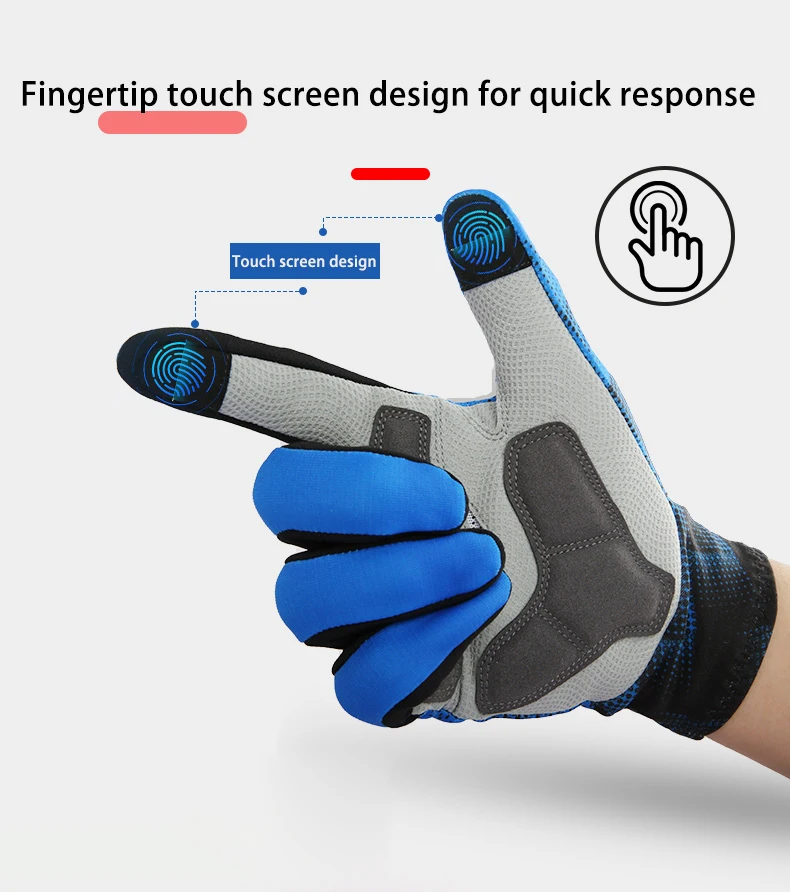 Boodun термоперчатки из лайкры для осени и зимы велосипедные перчатки с закрытыми