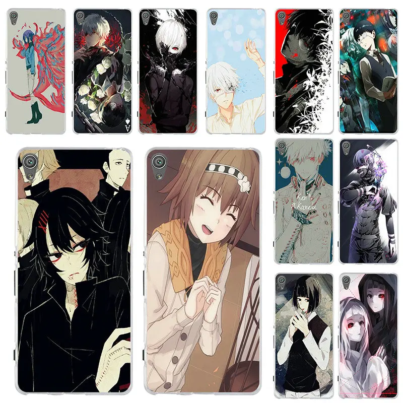 Мягкий силиконовый чехол для телефона Tokyo Ghoul Anime Kaneki Ken Sony Xperia M5 E3 E5 M2 M4 T3 X XA XZ Premium Z