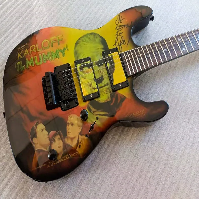 

2021 высококачественное профессиональное производство 6-струнной электрогитары, вы можете выбрать любимый цвет для изготовления гитары